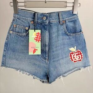 🚩steal authentic Gucci Blue Denim Women's Shorts